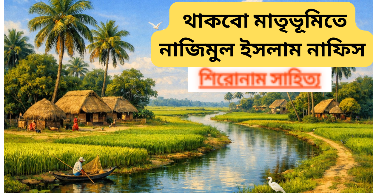 থাকবো মাতৃভূমিতে